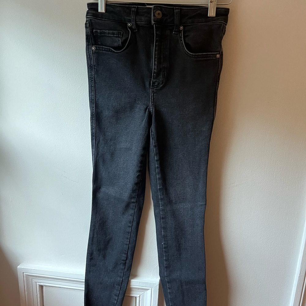 Free People High Rise Raw Jeggings